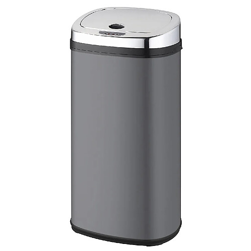 Poubelle automatique 42l gris/inox - BAT-42LS02A GREY SS - Largo - KITCHEN MOVE