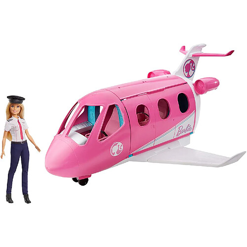 Barbie coffret poupée pilote et avion