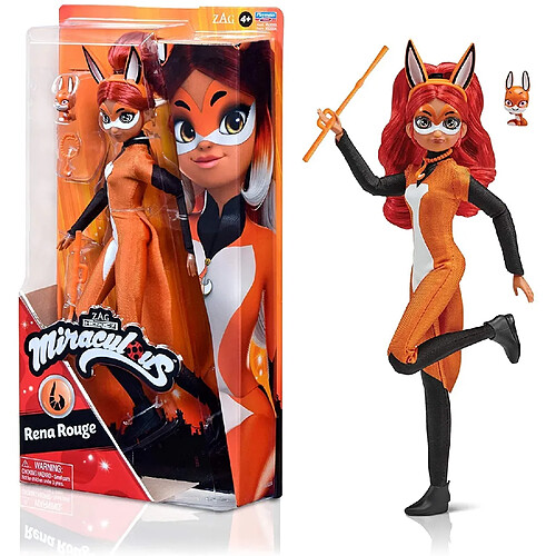 Bandai Poupée Miraculous Rena Rouge