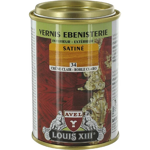 Avel Vernis Ébénisterie - Satiné - Chêne clair - 250 ml