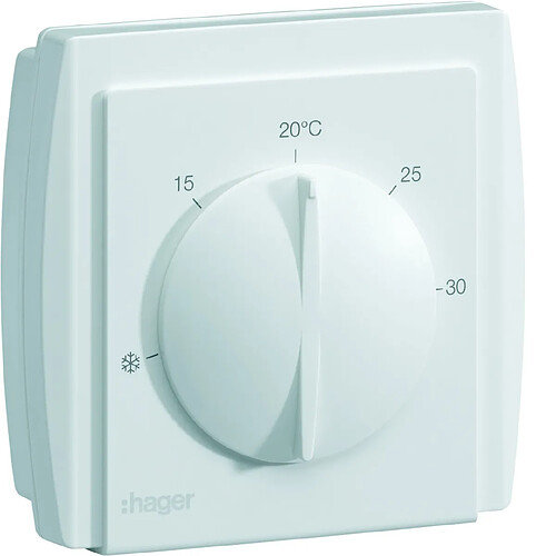Hager Thermostat Membrane Inverseur 54185