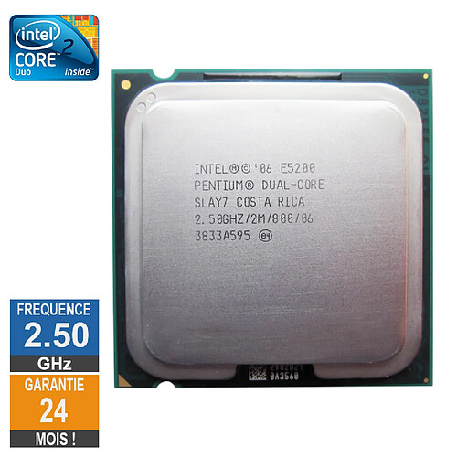 Intel E5200 2.50GHz · Reconditionné