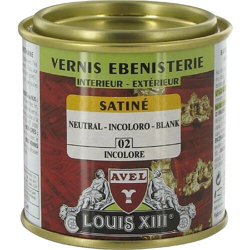 Avel Vernis Ébénisterie - Satiné - Incolore - 125 ml