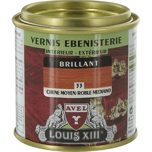 Avel Vernis Ébénisterie - Brillant - Chêne moyen - 125ml