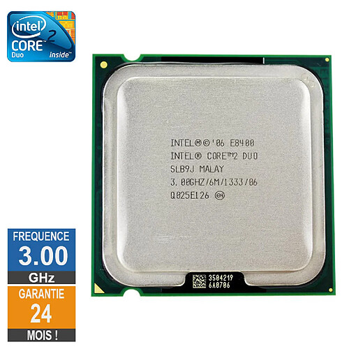 Intel E8400 3.00GHz · Reconditionné