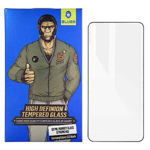 Blueo Samsung Galaxy S22 Verre Trempé - Noir