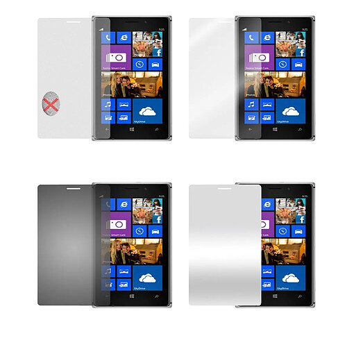 Cadorabo 4x Film de protection pour Nokia Lumia 925