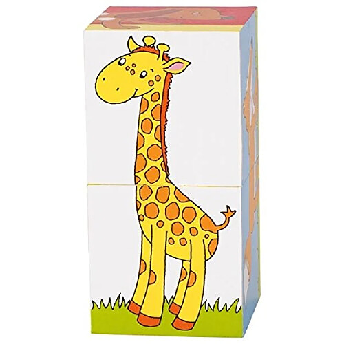 Goki Puzzle dés animaux - Multicolore