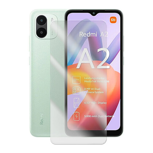 Visiodirect Verre Trempé pour Xiaomi Redmi A2 - Pack de 2