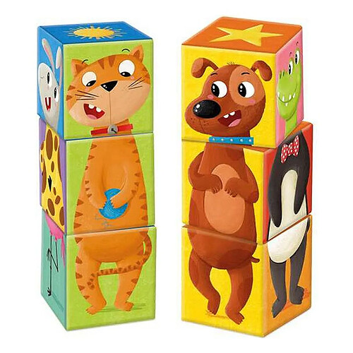 Goula puzzle en bois Match & Mix Animaux