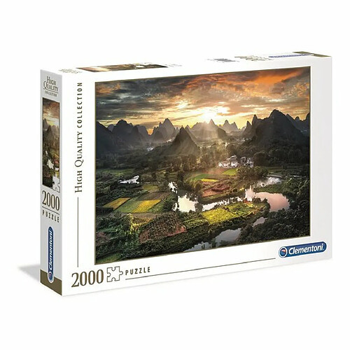 Clementoni Puzzle adulte 2000 pièces Villes et paysages