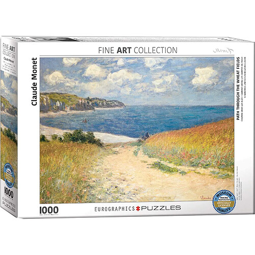 Eurographics Puzzle Monet Chemin dans les blés - 1000 pièces