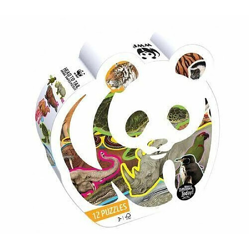 Wwf Puzzle éducatif animaux - 12 pièces