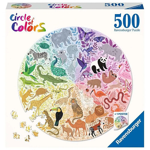 Puzzle 500 pièces animaux