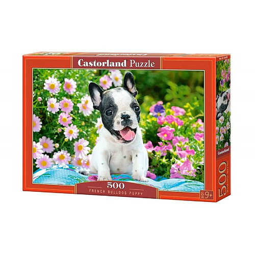 Puzzle chiot bouledogue français - 500 pièces