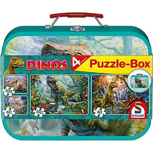 Schmidt spiele coffret de puzzles dinos
