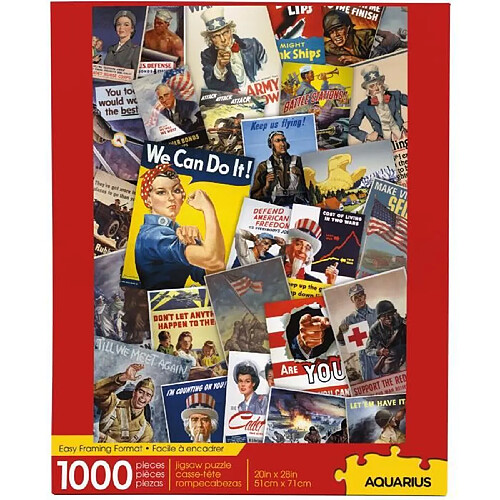 Aquarius Puzzle Smithsonian Poster de Guerre