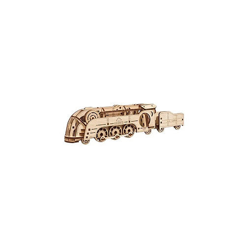 Ugears puzzle 3D mécanique en bois locomotive miniature