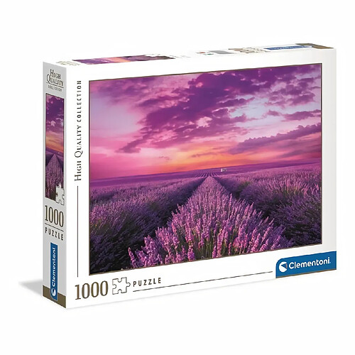 Clementoni puzzle adulte Lavender Field - 1000 pièces