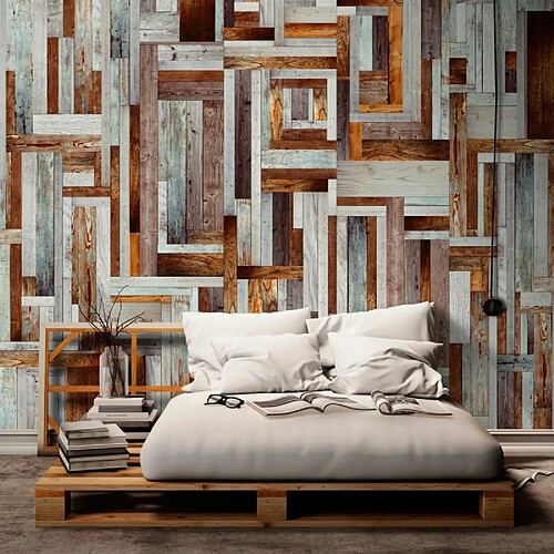 Paris Prix Labyrinth of Wooden Planks - 50x1000