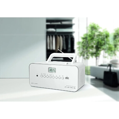 Muse Radio CD portable - Blanc