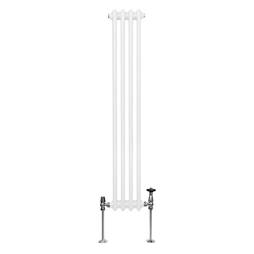 Monstershop Radiateur Traditionnel Double Colonne 1500x202 Blanc
