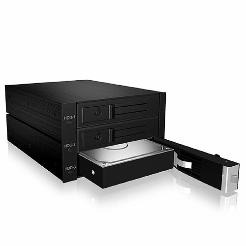 Icy box Rack amovible 2x 5,25" pour HDD 3,5"