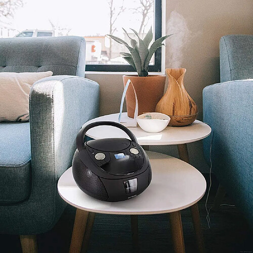 Metronic boombox CD/MP3 radio USB Bluetooth - Noir