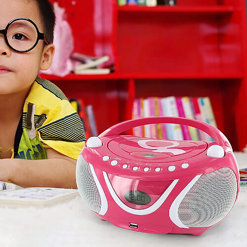 Metronic mini chaîne HiFi enfant - Rose
