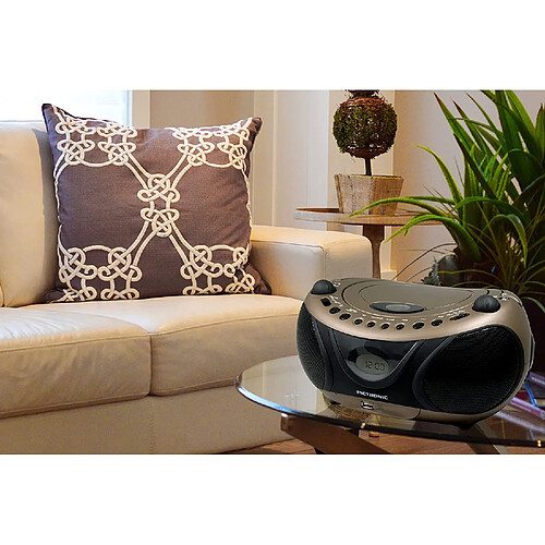 Metronic boombox CD/MP3 avec radio