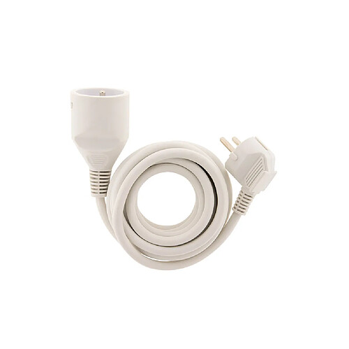 Zenitech Rallonge électrique 10 m - Blanc