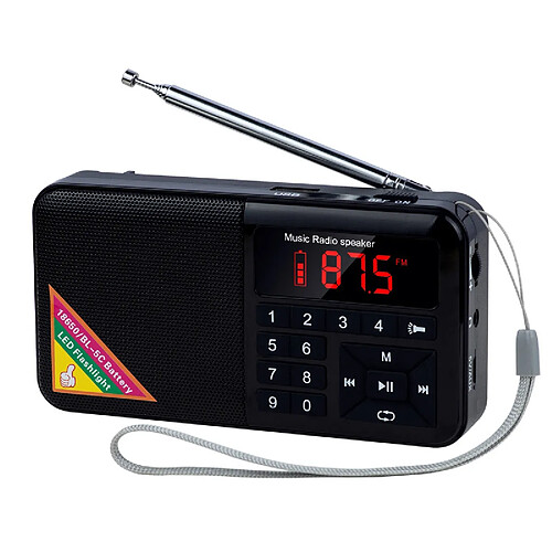 Yonis enceinte radio Bluetooth FM