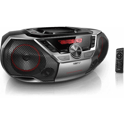 Philips mini chaîne stéréo portable - Noir