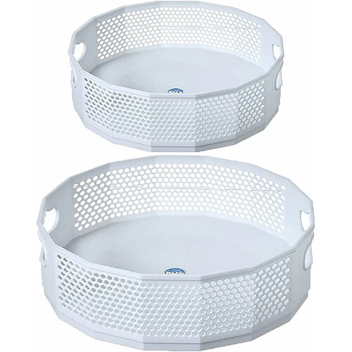 Vendos85 plateau tournant cuisine - Blanc