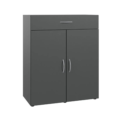 Pegane Meuble à chaussures - Anthracite