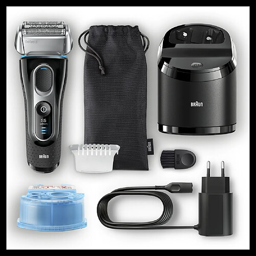 Braun Series 5 Clean & Charge - Noir
