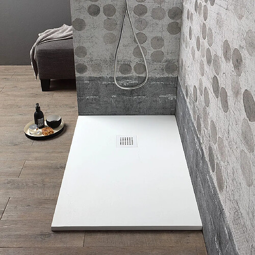 Kiamami Valentina kiamami_valentina Muse - Receveur de douche 100x80 - Effet Pierre