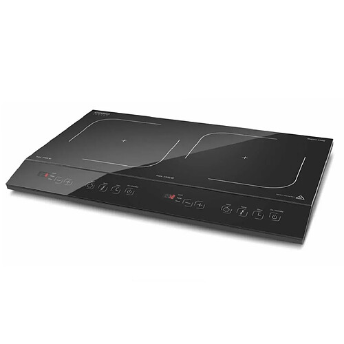 Table de cuisson à induction posable 2 feux 3500w noir - 2231-MAITRE3500 - CASO