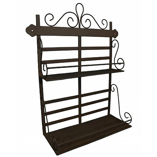 L'héritier du temps panière à épices murale - Marron