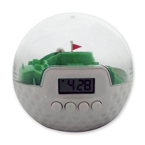 10L0L Mini Réveil Voiturette De Golf LCD – Cadeau Fun & Original Pour Passionnés De Golf (Rouge)