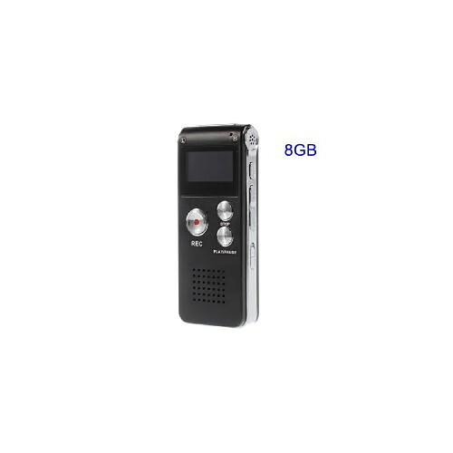 Dictaphone numérique portable - Noir