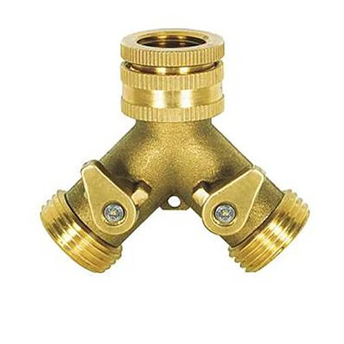 RIBIMEX Nez de robinet double circuits 20/27