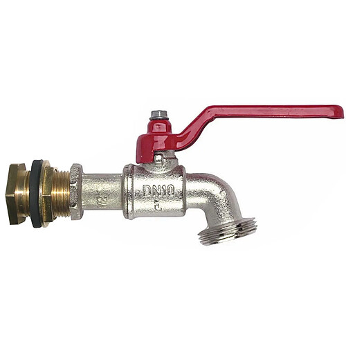 Boutte Kit traversée de cuve avec robinet - Laiton