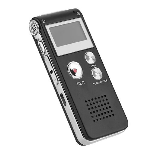 Dictaphone enregistreur vocal numérique - 8 Go