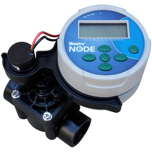 Vanne programmable 9v 1 avec electrovanne - NODE-100-VALVE-B - Node - HUNTER