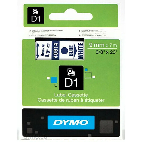 Dymo Ruban pour étiqueteuse - Bleu