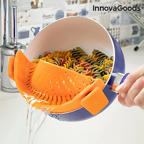 Totalcadeau Passoire en silicone pour casseroles