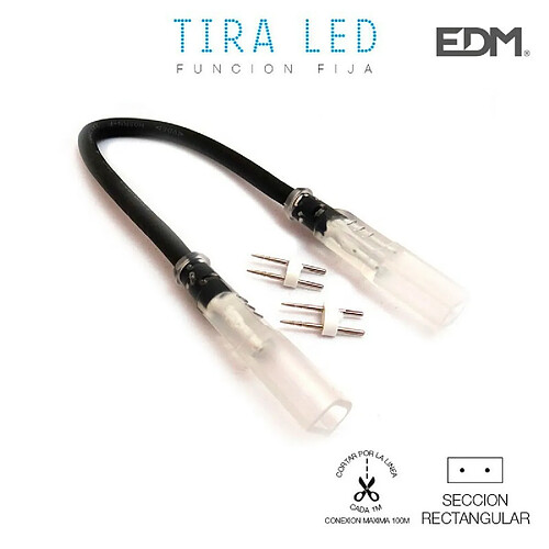 Edm câble de rallonge pour ruban LED - 1 m