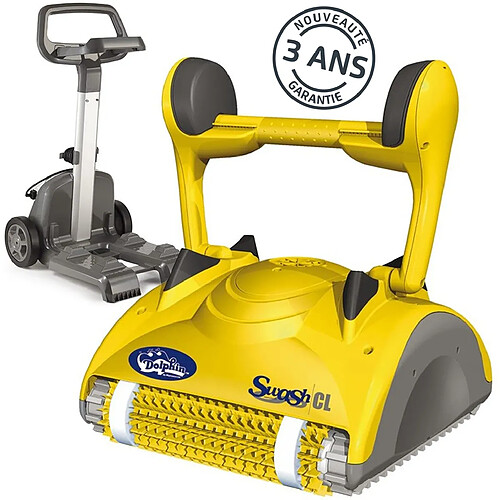 DOLPHIN BY MAYTRONICS Robot electrique de piscine fond et parois - SWASH CL - DOLPHIN
