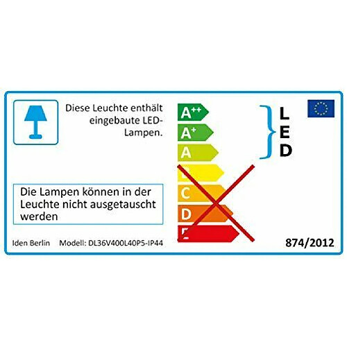 Idena Guirlande lumineuse LED - blanc chaud